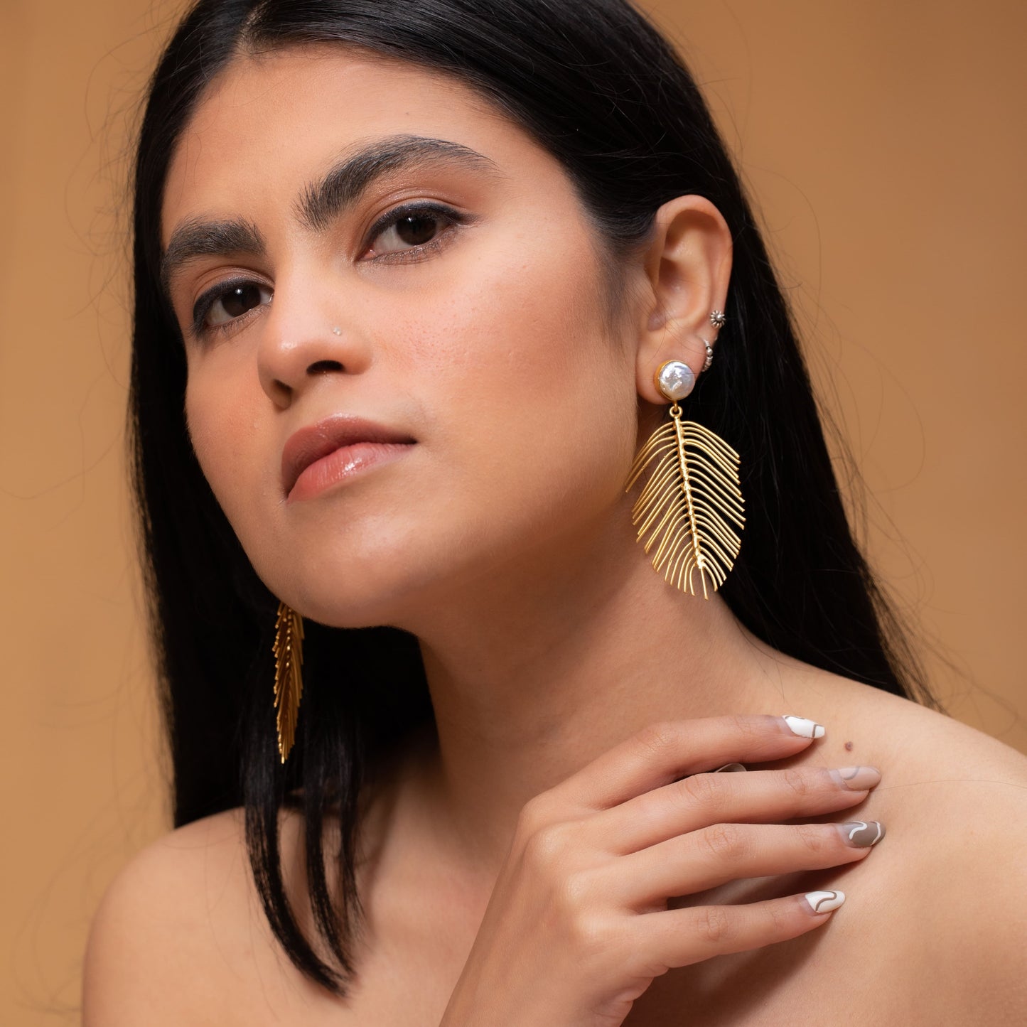 Hafsah | Leaf Earrings