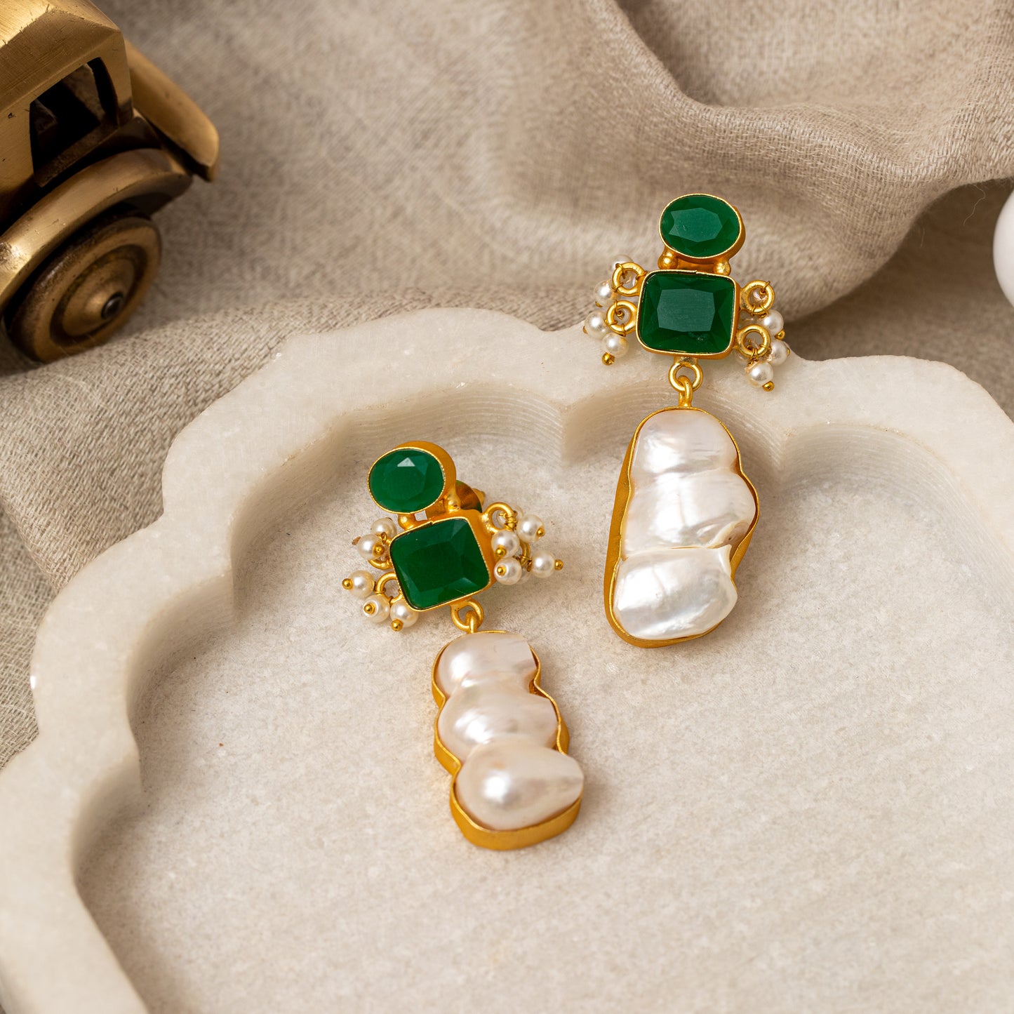Zuha Gold Plated Earrings