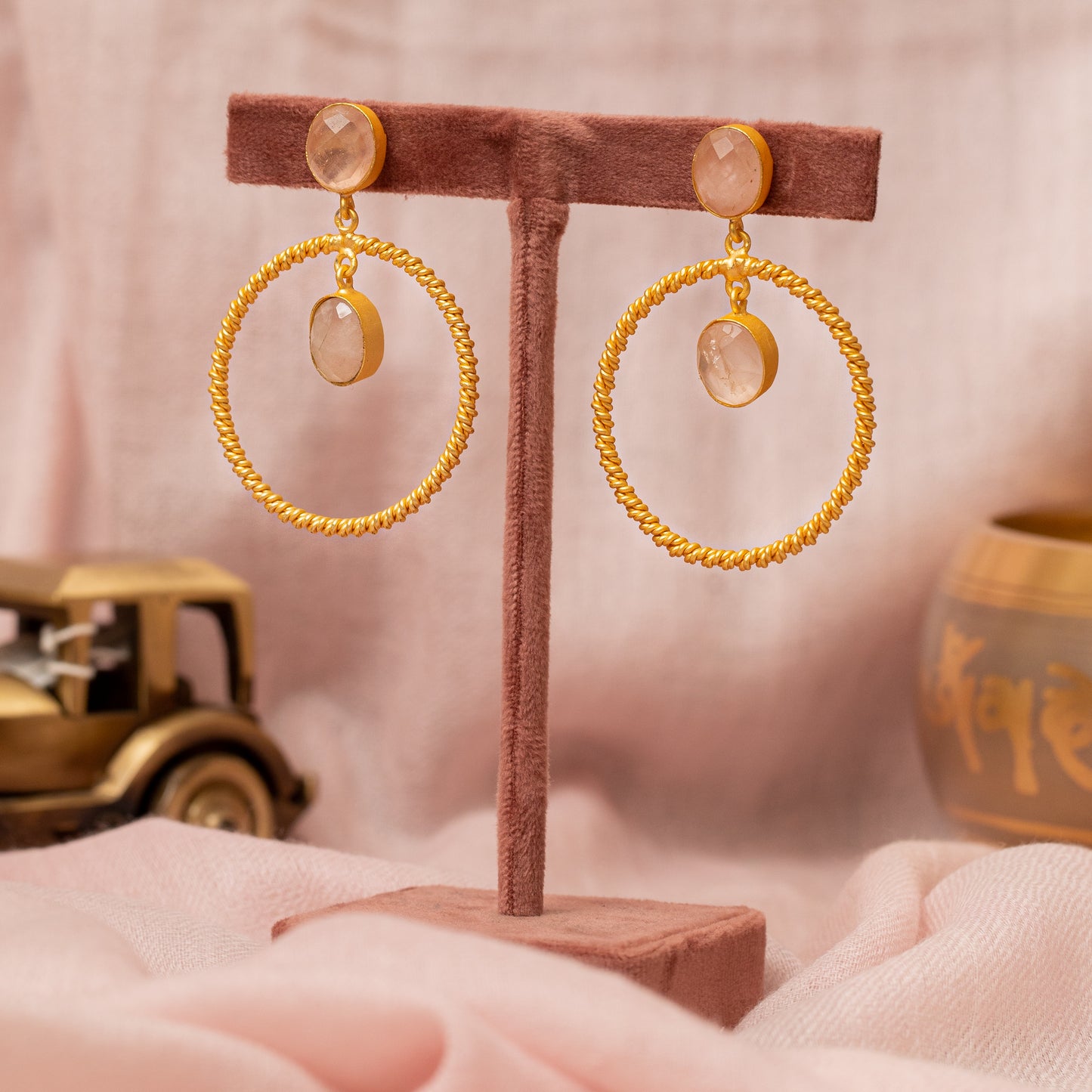Dua Gold Plated Earrings