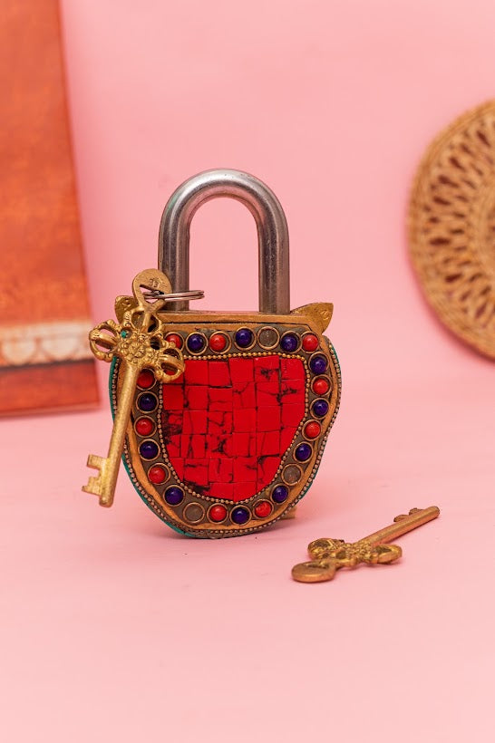 Indian Tiger Lock and Key