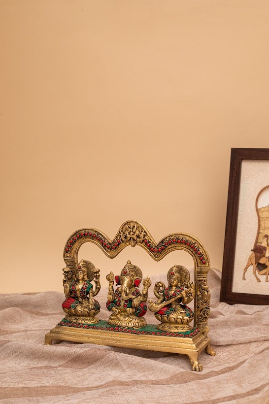 Lakshmi Ganesh Saraswati Idol