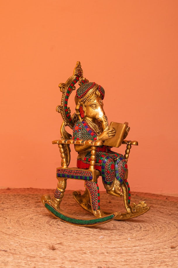 Ganesha On Rocking Chair