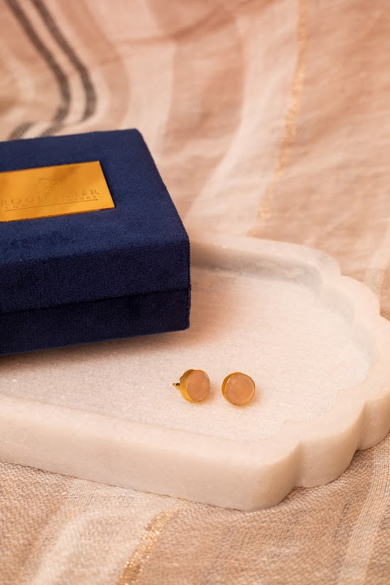 Mahek Gemstone Stud Earrings