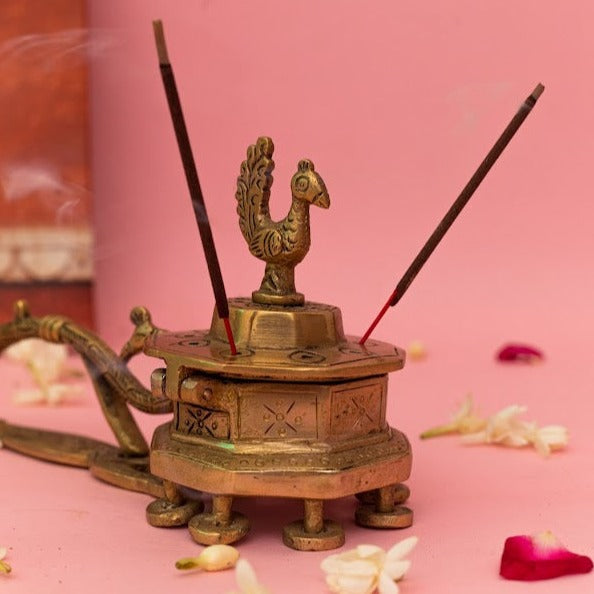 Amber Incense Holder