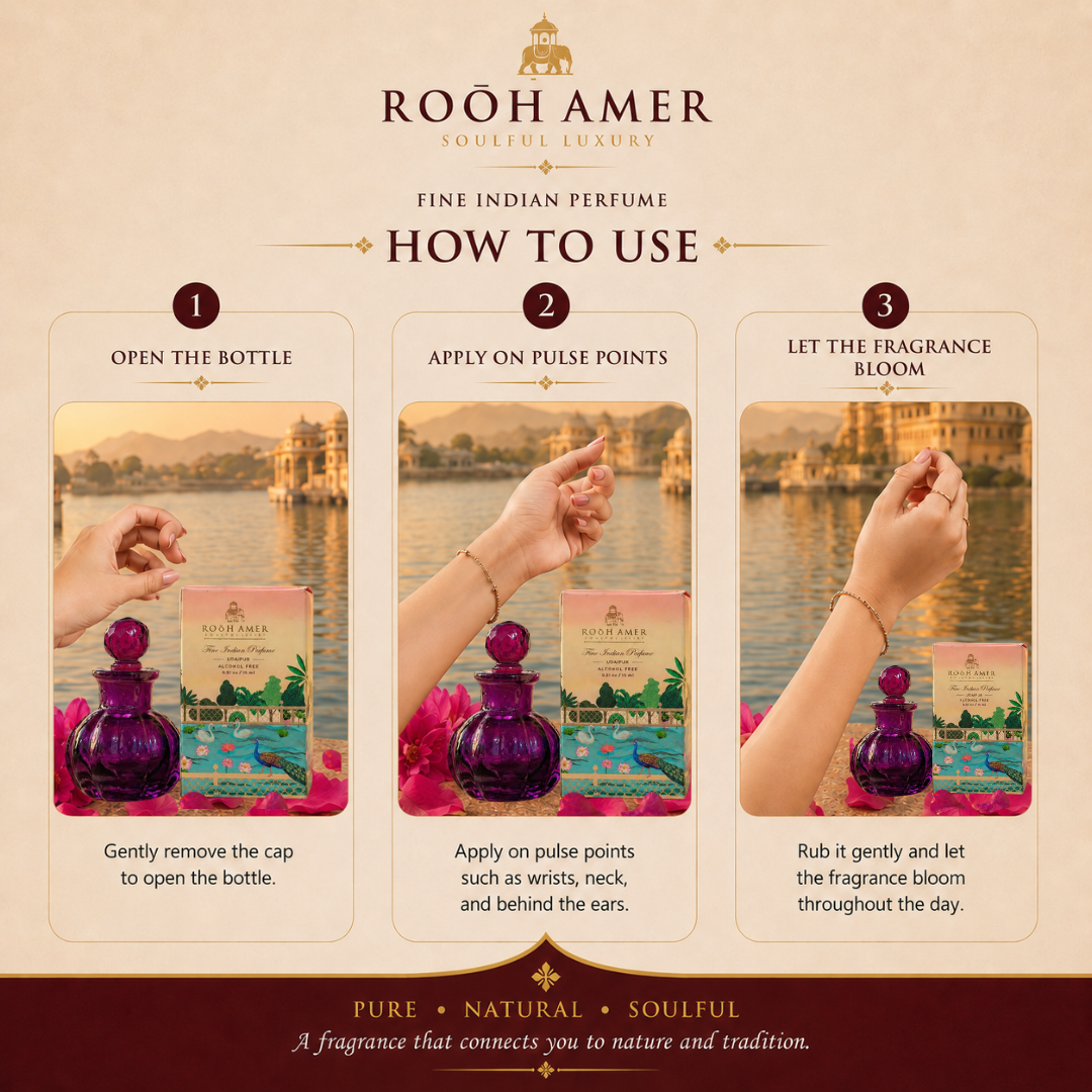 Udaipur (Winsome) - Fine Indian Perfume - 15 ml -Rooh Amer