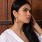 Saniya circle Gold Plated Earrings
