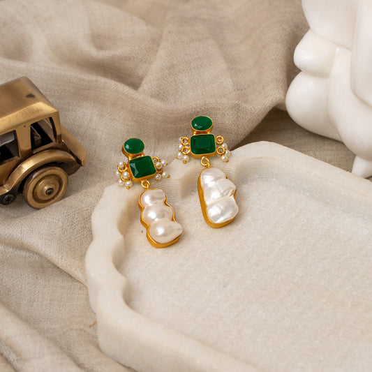 Zuha Gold Plated Earrings