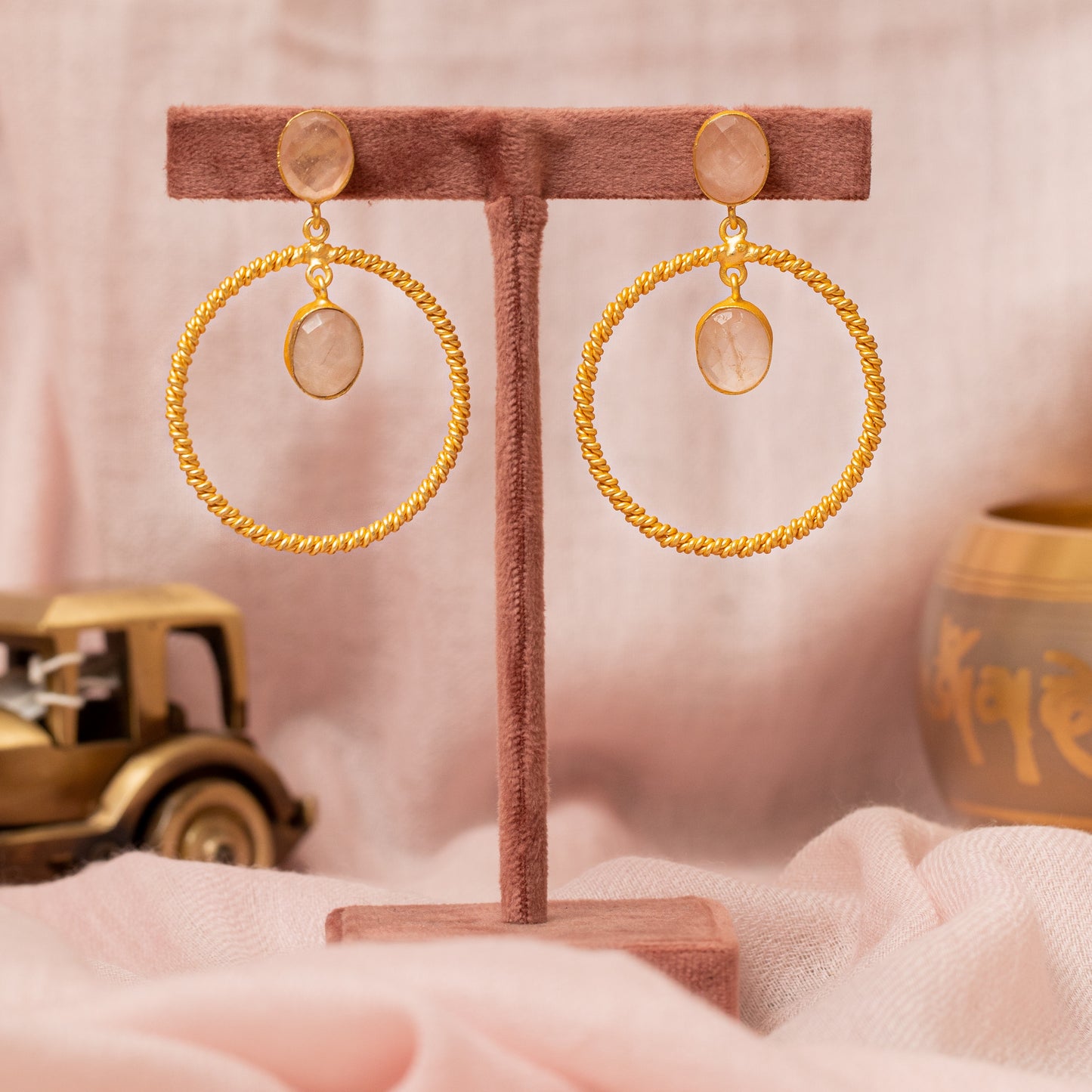 Dua Gold Plated Earrings
