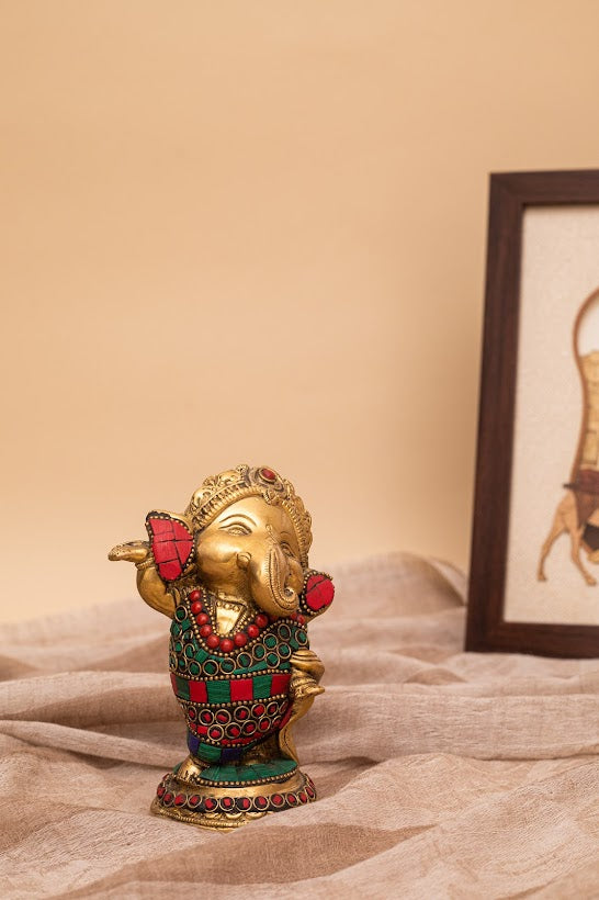 Playful Ganesha Idol