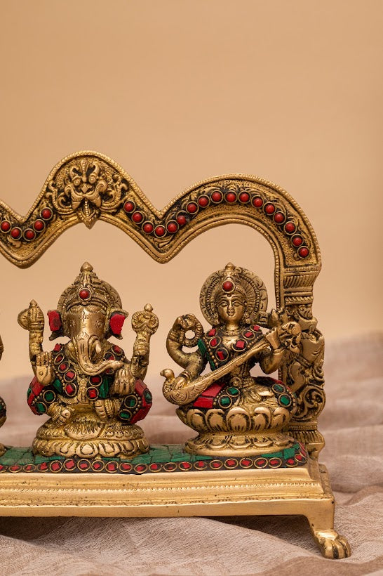 Lakshmi Ganesh Saraswati Idol