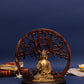 Buddha Statue with Bodhi Tree