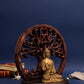 Buddha Statue with Bodhi Tree