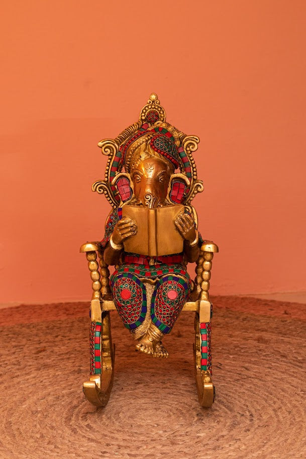 Ganesha On Rocking Chair