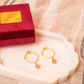 Aneesa Gold Hoop Earrings