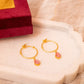 Aneesa Gold Hoop Earrings