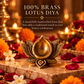 Shubh Luxury Diwali Gift Hamper with Fine Indian Perfume & 100% Brass Diya | Rooh Amer