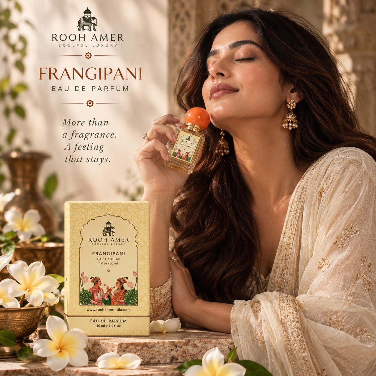 Frangipani Eau de Parfum – 30 ml | Rooh Amer
