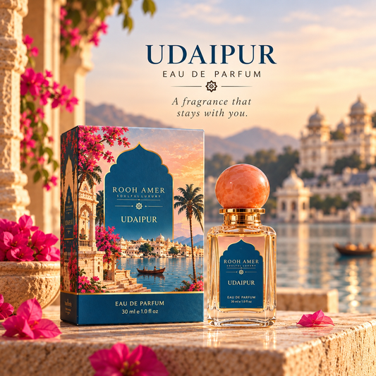 Udaipur Eau de Parfum –Vanilla & Caramel - 30 ml | Rooh Amer