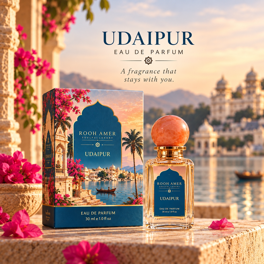 Udaipur Eau de Parfum –Vanilla & Caramel - 30 ml | Rooh Amer