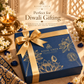Shubh Deep Diwali Gift Hamper with Fine Indian Perfume & Brass Lotus Diya | Rooh Amer