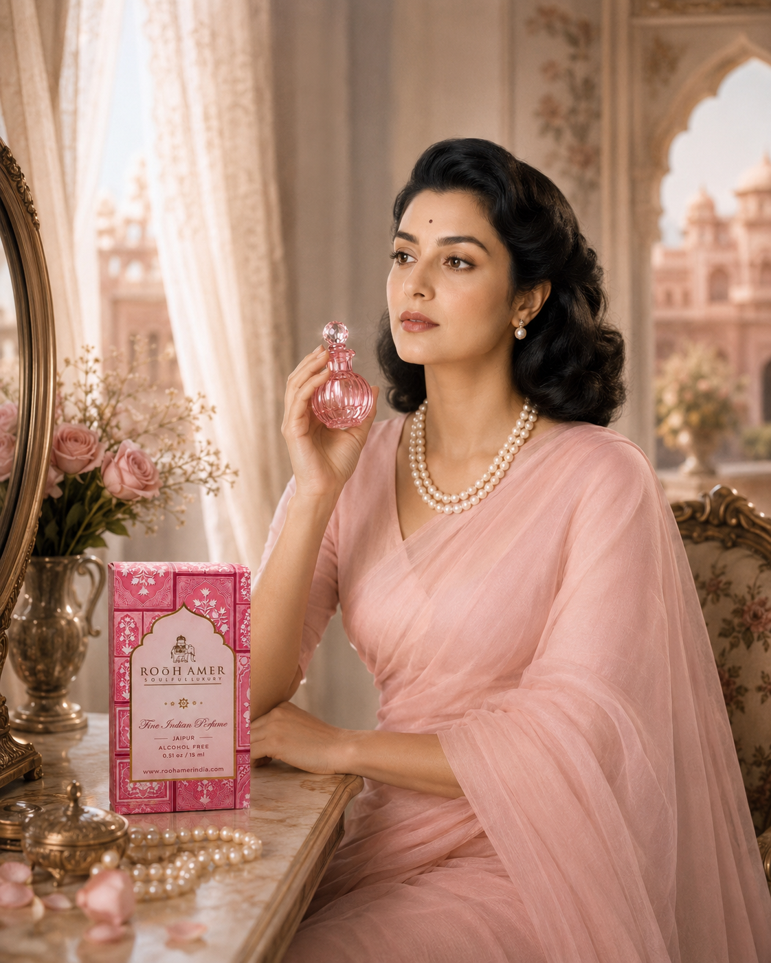 Jaipur (Martin) –Fine Indian Perfume - Fresh Floral - 15 ml - Rooh Amer