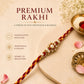 Raksha Bandhan Gift Hamper for Brother — Alcohol-Free Fine Indian Perfume, Premium Rakhi, Roli-Chawal & Greeting Card by Rooh Amer