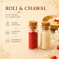 Raksha Bandhan Gift Hamper for Bhaiya Bhabhi — 2 Alcohol-Free Fine Indian Perfumes (15ml Each), Bhaiya-Bhabhi Rakhi & Roli-Chawal | Rooh Amer