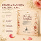 Raksha Bandhan Gift Hamper for Brother — Alcohol-Free Fine Indian Perfume, Premium Rakhi, Roli-Chawal & Greeting Card by Rooh Amer