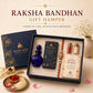 Raksha Bandhan Gift Hamper for Brother — Alcohol-Free Fine Indian Perfume, Premium Rakhi, Roli-Chawal & Greeting Card by Rooh Amer