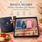 Raksha Bandhan Gift Hamper for Bhaiya Bhabhi — 2 Alcohol-Free Fine Indian Perfumes (15ml Each), Bhaiya-Bhabhi Rakhi & Roli-Chawal | Rooh Amer