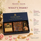 Luxury Gift Hamper for Her — 100% Silk Scarf, Handmade Serenity Soap & Elephant Keychain | Rooh Amer