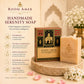 Luxury Gift Hamper for Her — 100% Silk Scarf, Handmade Serenity Soap & Elephant Keychain | Rooh Amer