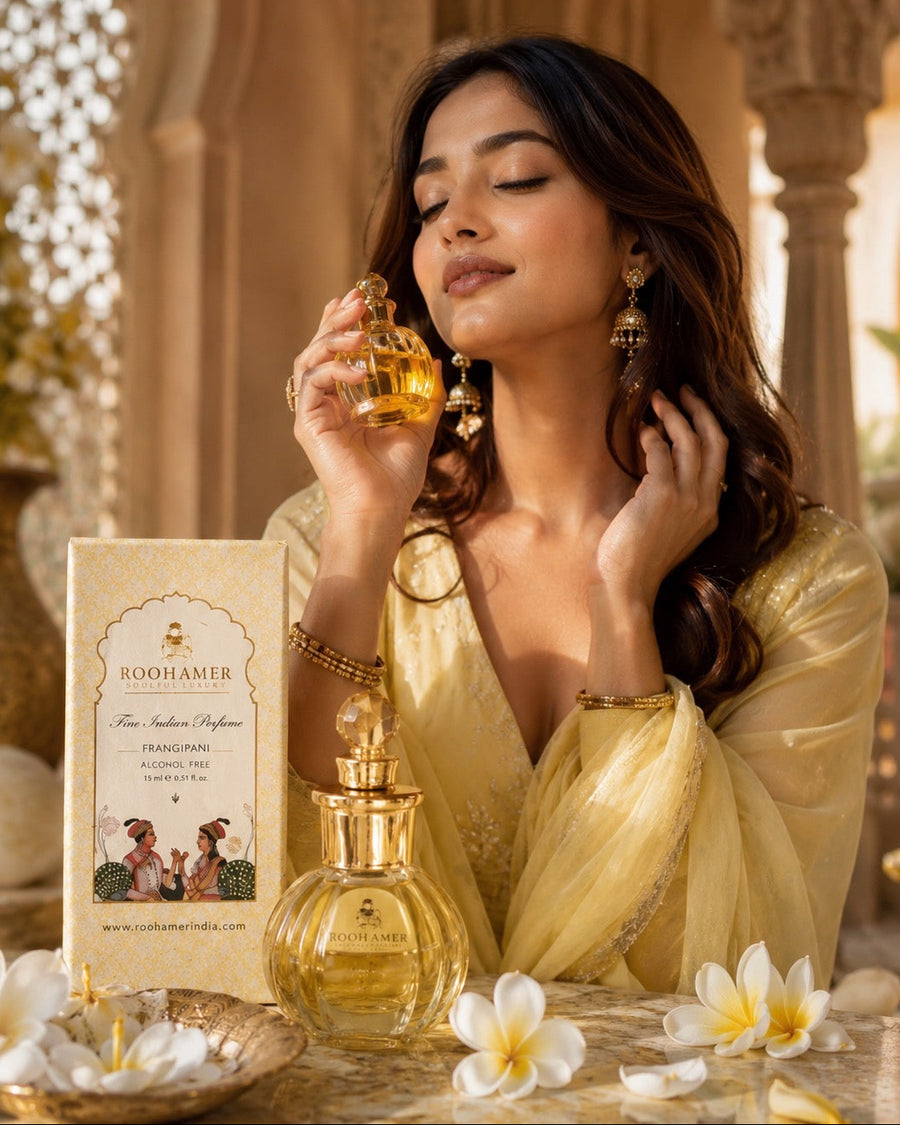 Frangipani - Fine Indian Perfume - 15 ml -Rooh Amer