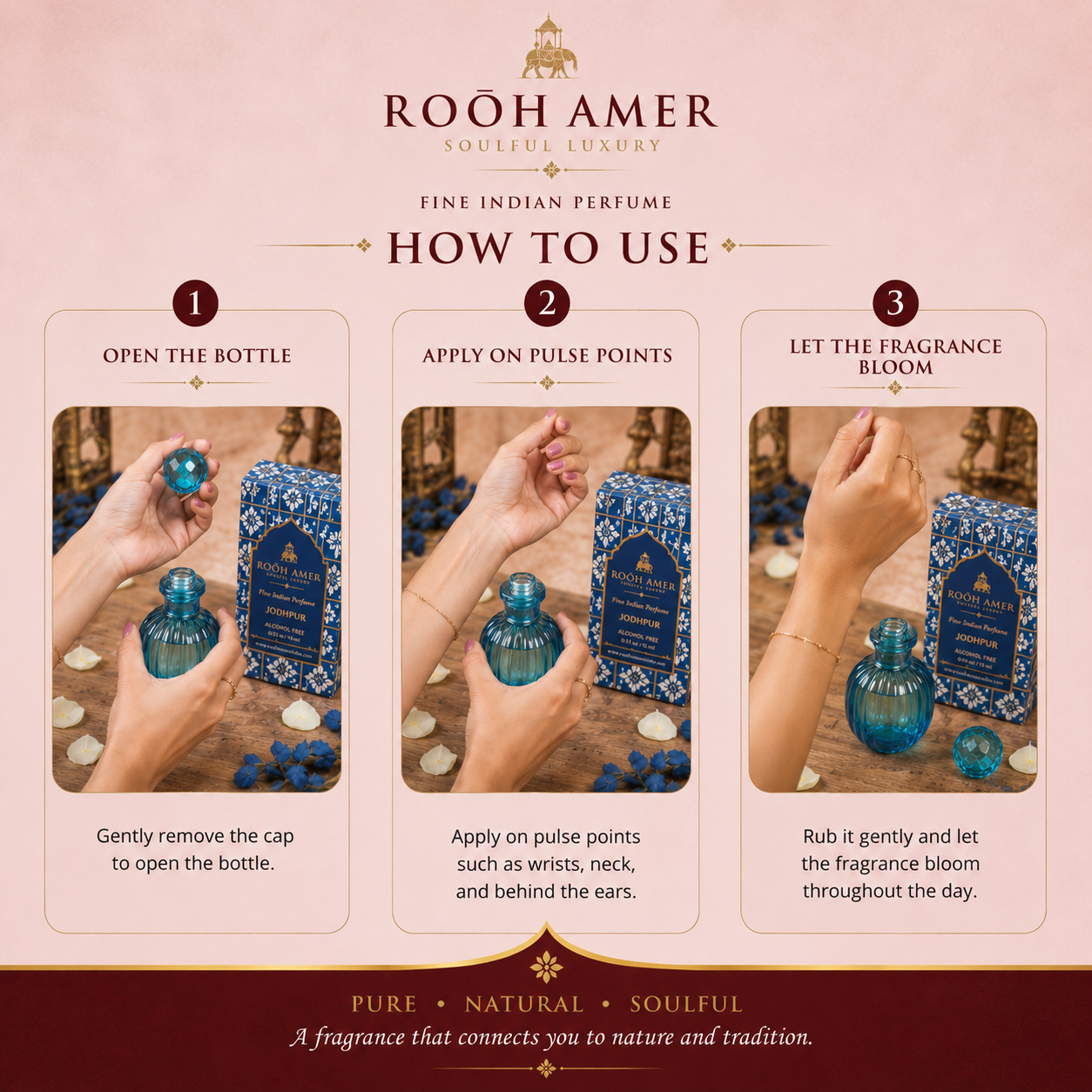 Jodhpur (Martin) - Fine Indian Perfume - 15 ml -Rooh Amer
