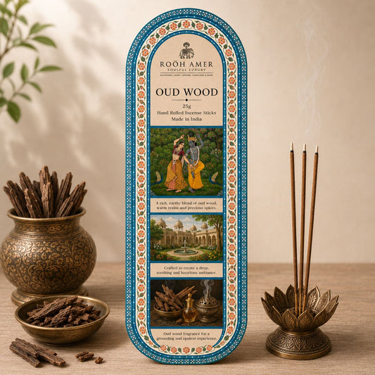 Oud wood Incense sticks  -25g | Rooh Amer