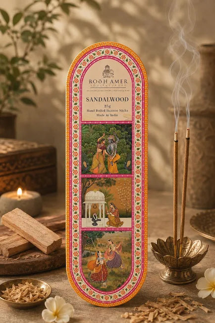 Sandalwood Incense Sticks  -25g | Rooh Amer